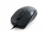 Xenta Black Wired Optical Scroll Mouse - USB