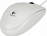 Logitech B100 White Optical Mouse 